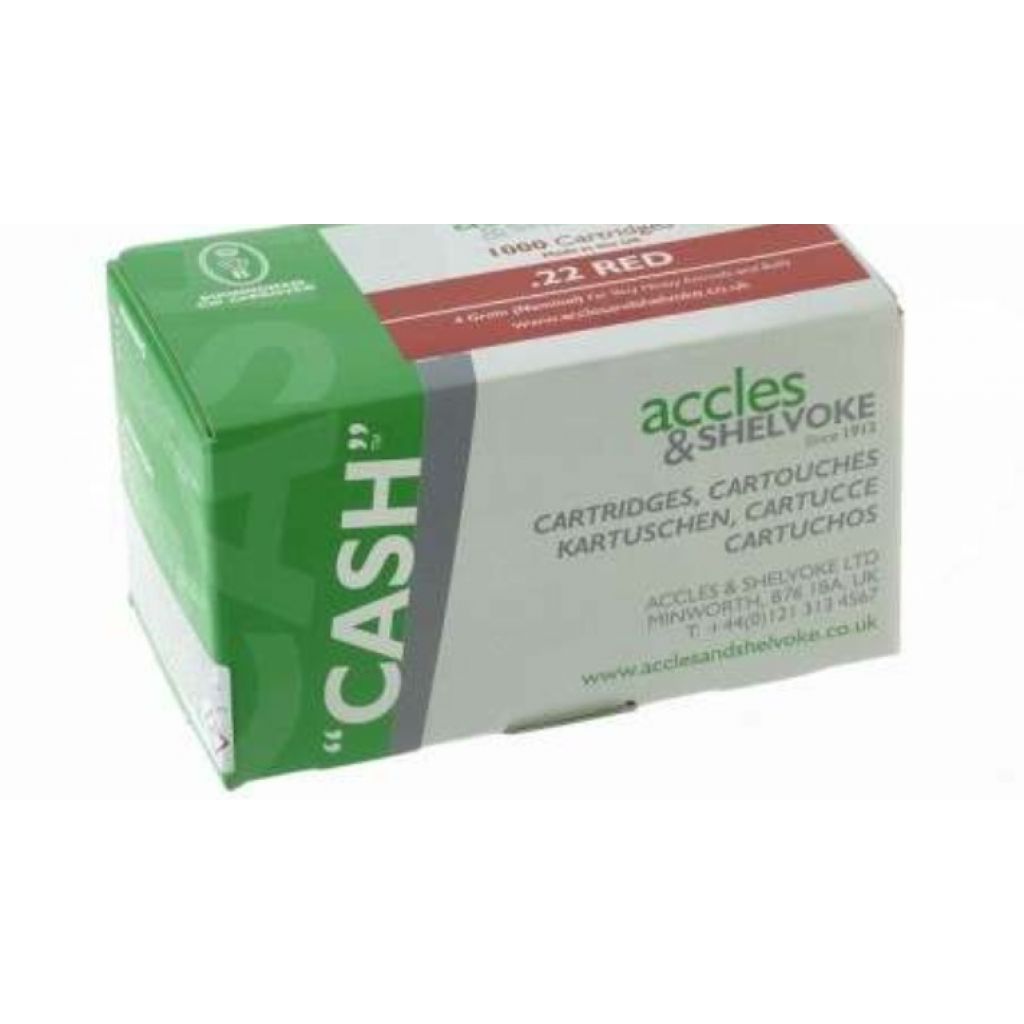 22 cartuchos vermelhos calibre para atordoamento em dinheiro em matadouro