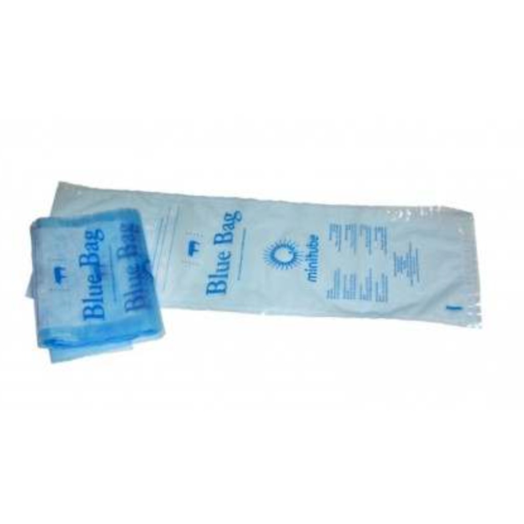 Sac bleu : Sac de collecte de sperme avec filtre