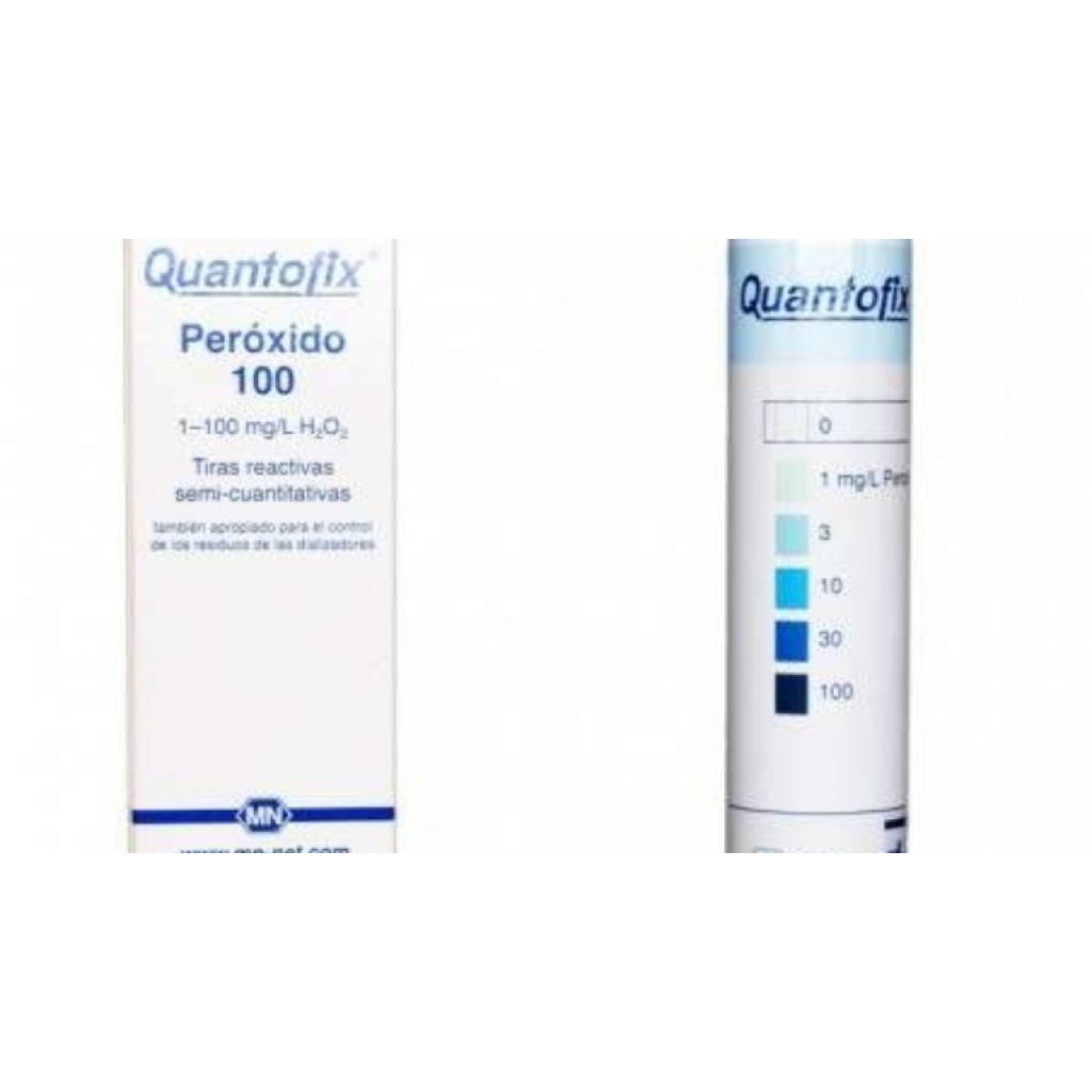 Strisce Quantofix per la misurazione del perossido di idrogeno in acqua 100 unità