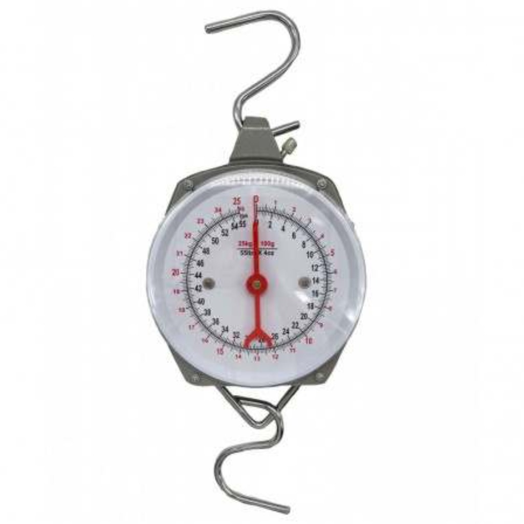 Dynamomètre de 25 kg avec graduation de 100 g