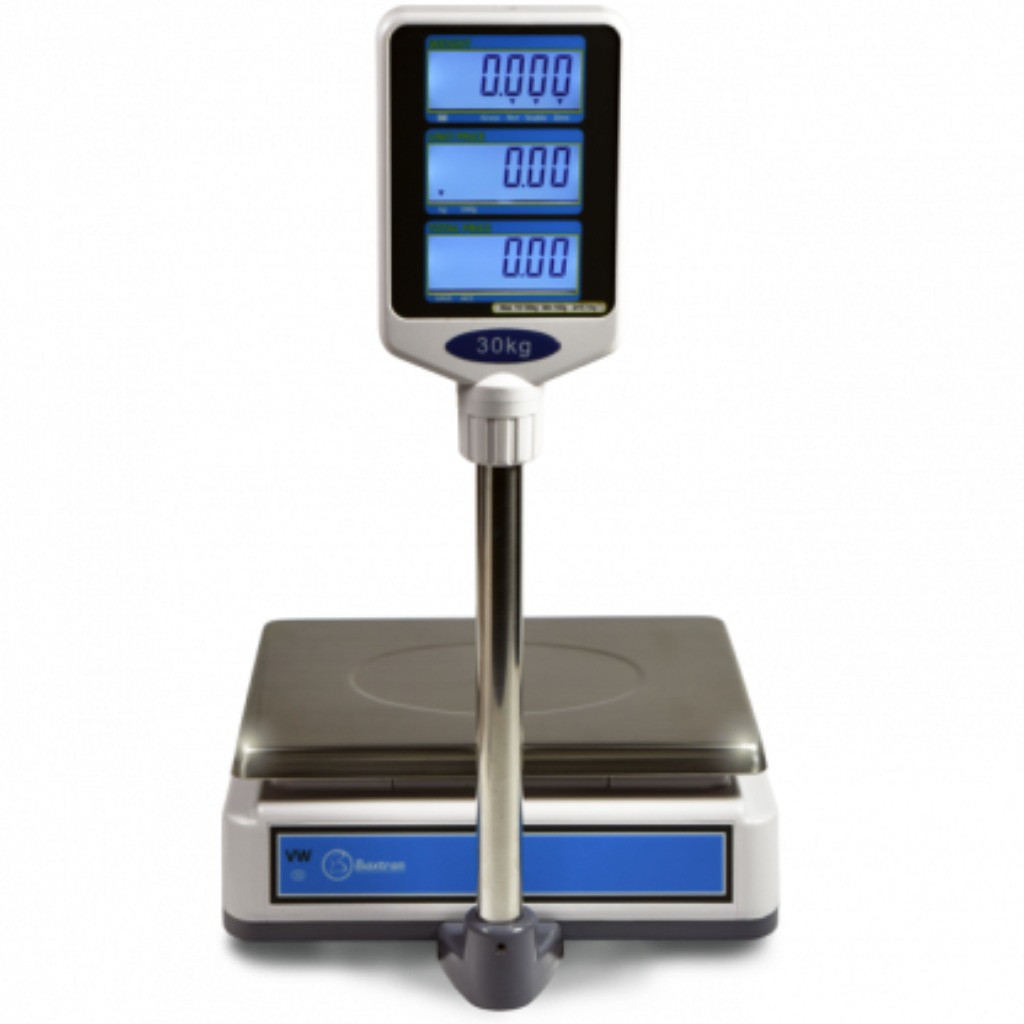 Baxtrcomercial waga-cena-ilość z kolumną 15/30 kg