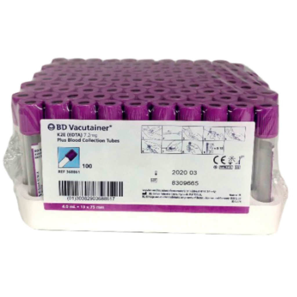 Tubos BD Vacutainer com EDTA